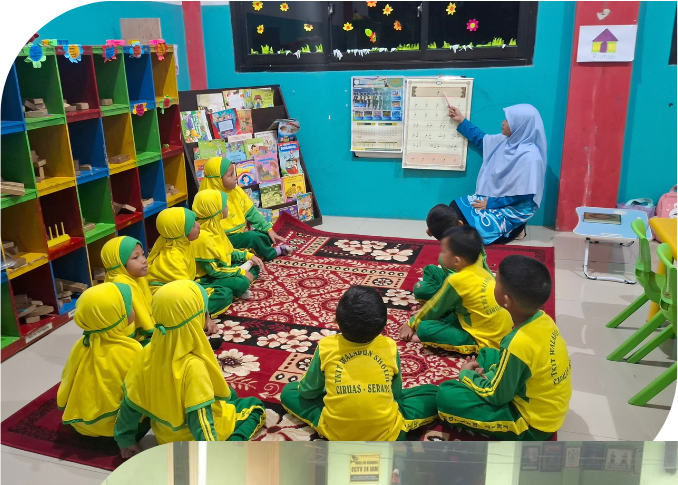 Kegiatan pembelajaran tahsin RAIT Waladun Sholih